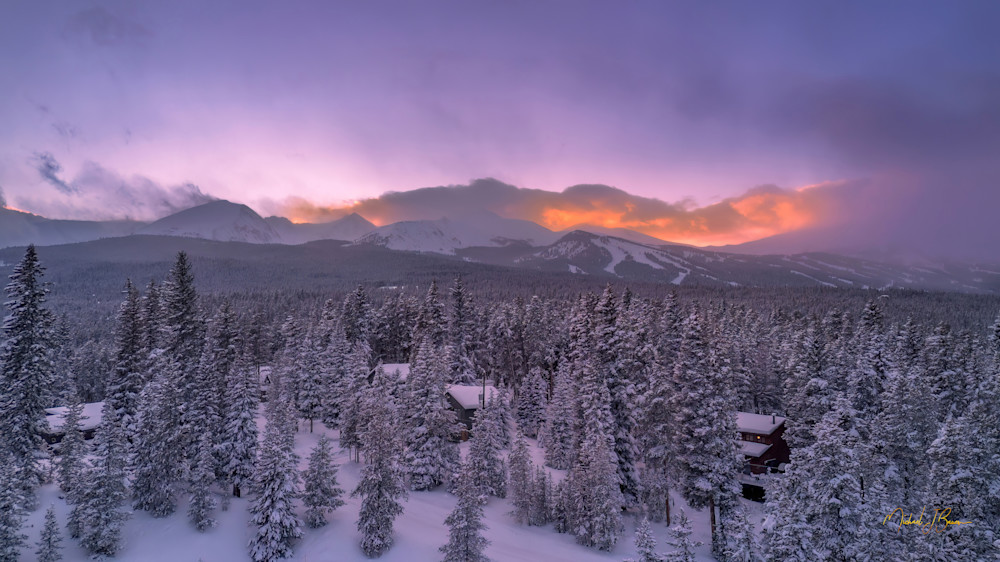 Michael J Bauer Photography | Ten Mile Range Winter Sunset