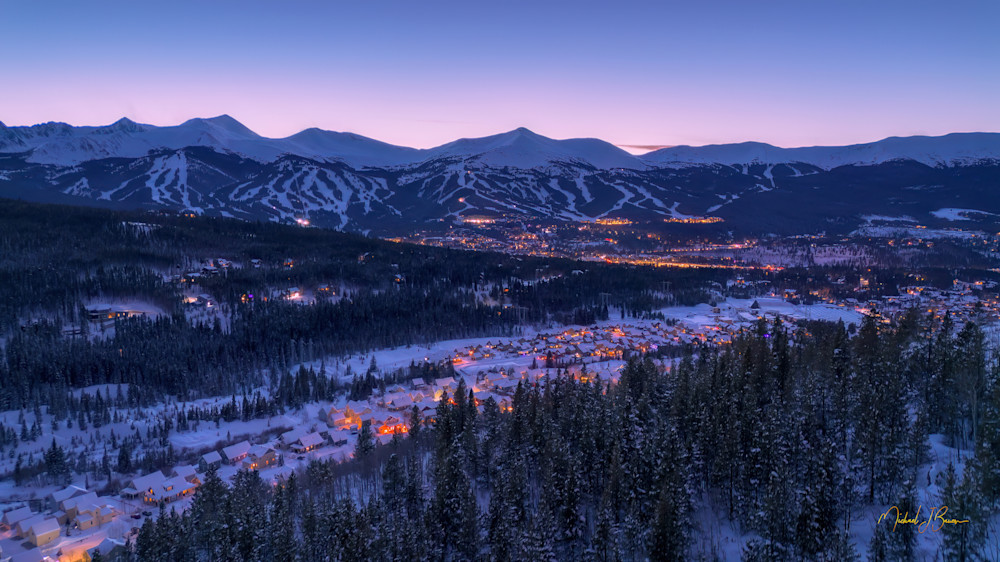 Michael J Bauer Photography | View Towards Breckenridge Colorado
