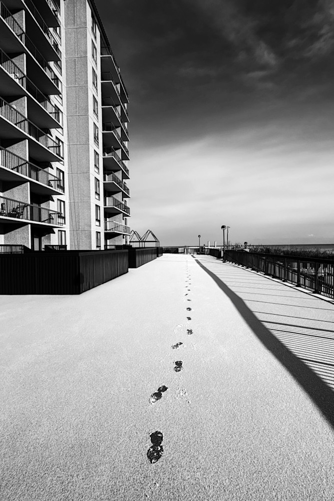 Footprints In Snow Photography Art | Steve Rizzi Photography