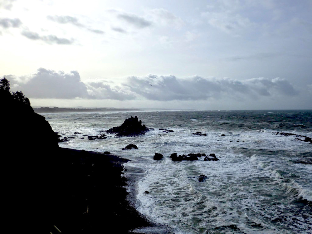 Beach At Dusk On Stormy Day Photography Art | InYourBackyard