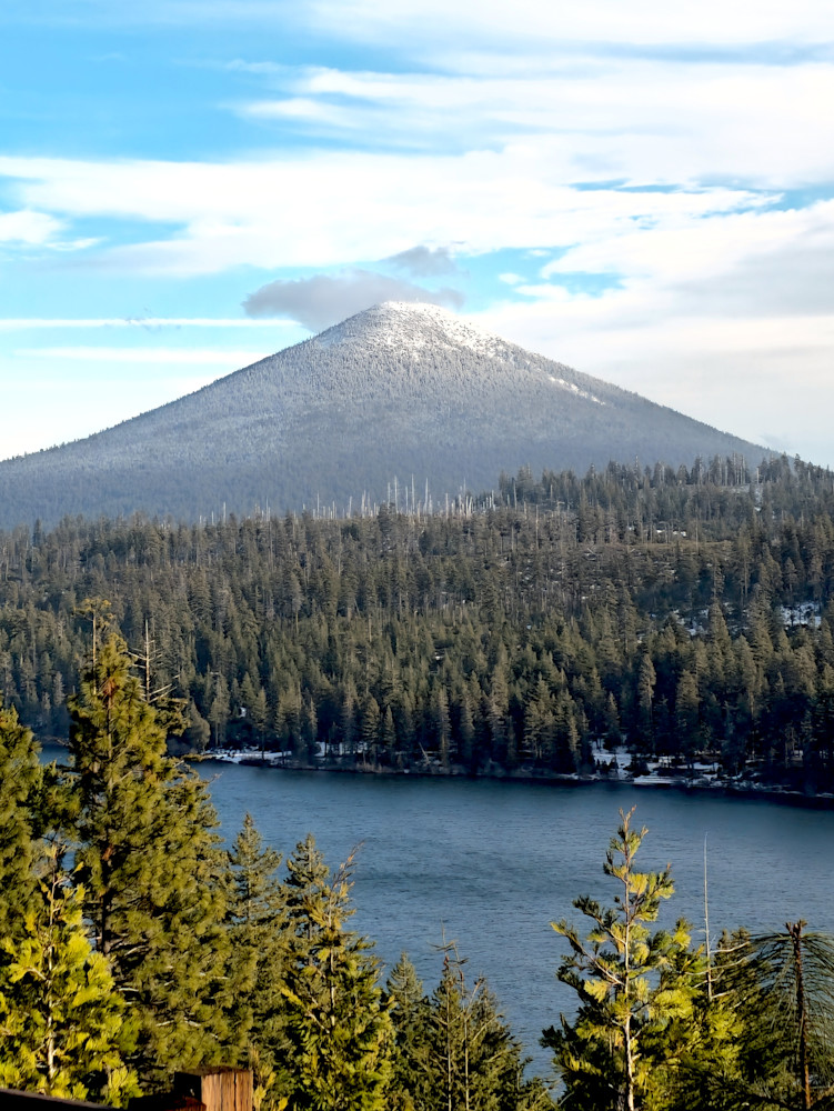 Black Butte From Suttle Lake In The Winter Photography Art | InYourBackyard