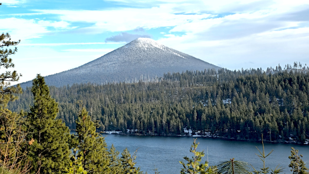 Black Butte On Cloudy Day Photography Art | InYourBackyard