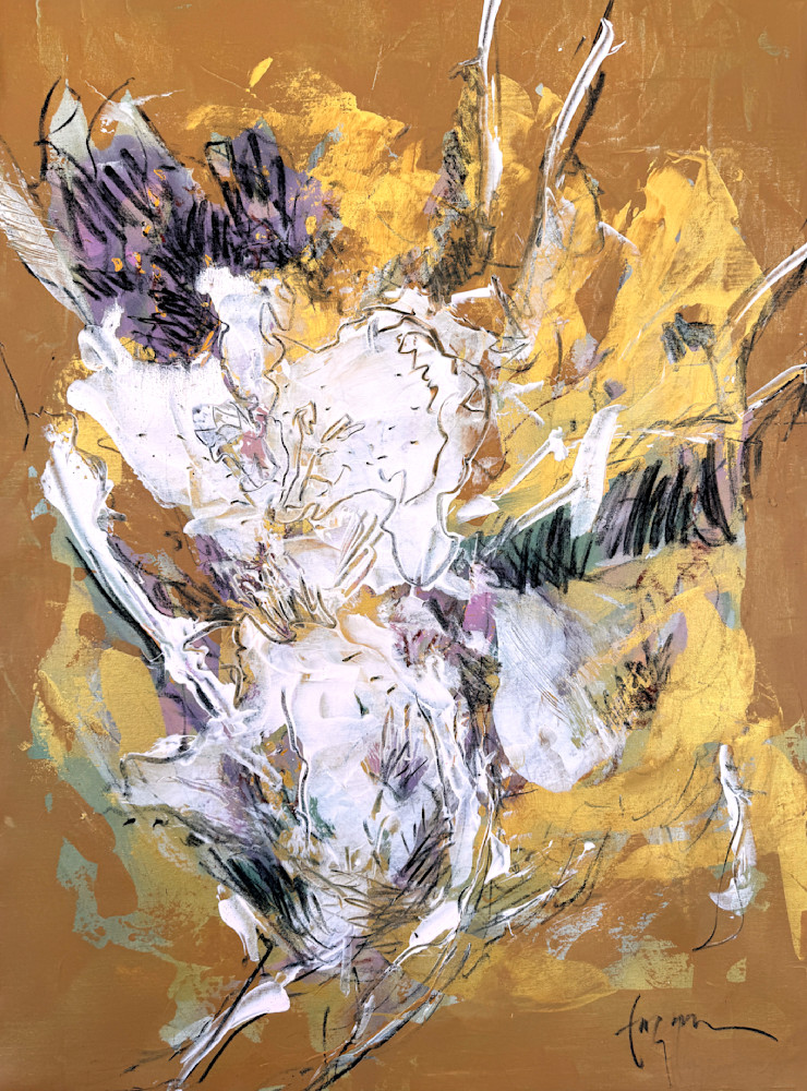 Orchid Essence VIII Abstract by Dorothy Fagan Fine Arts