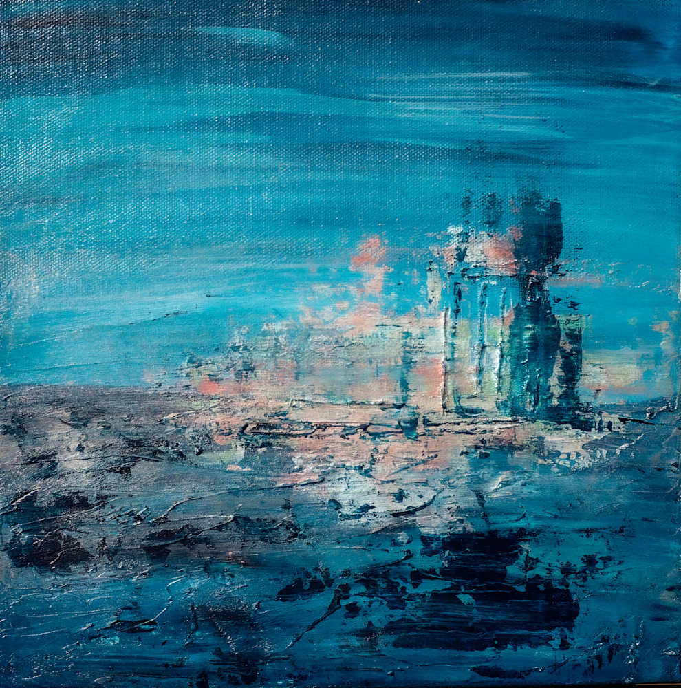 Beneath The Veil 12x12 Art | Marina Pearson Art