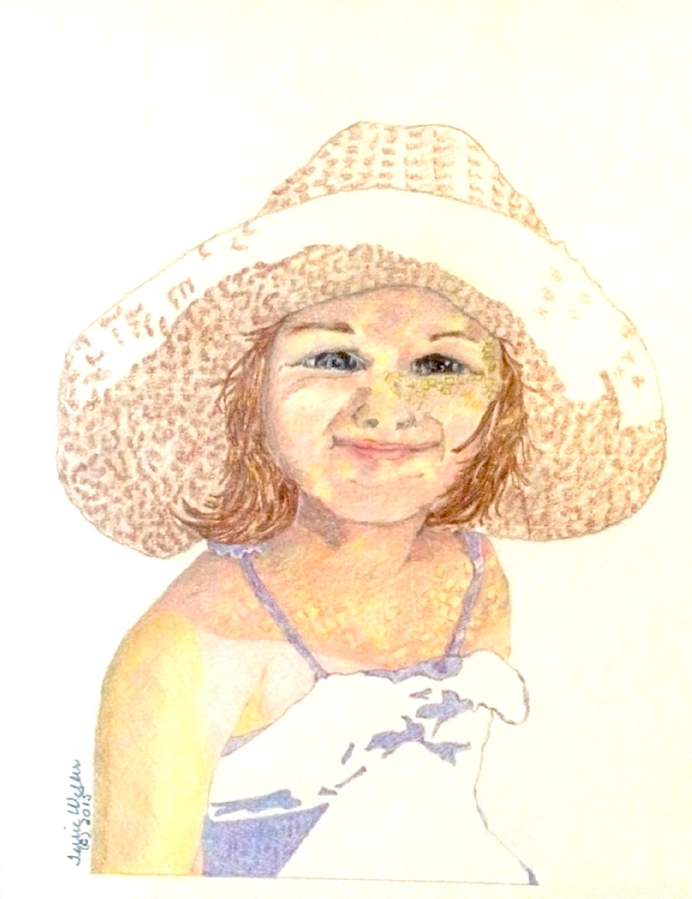 My Granddaughter Molly Art | Fine Art by Terrie D