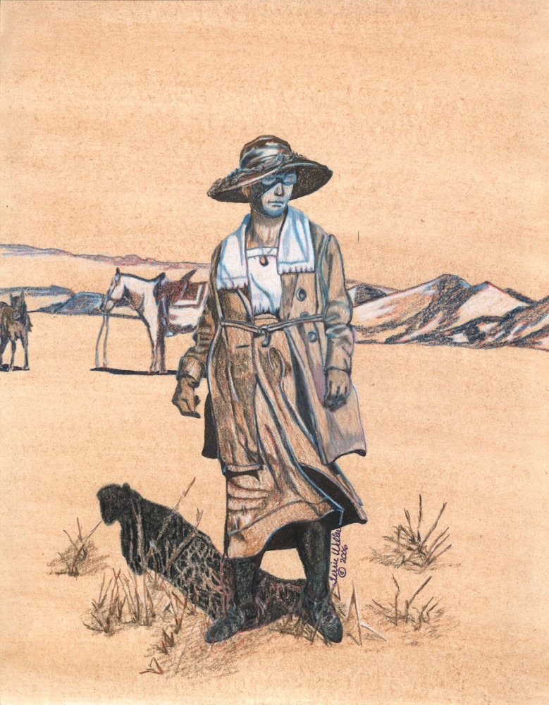 Mark S Great Grandmother On The Prarie Art | Fine Art by Terrie D