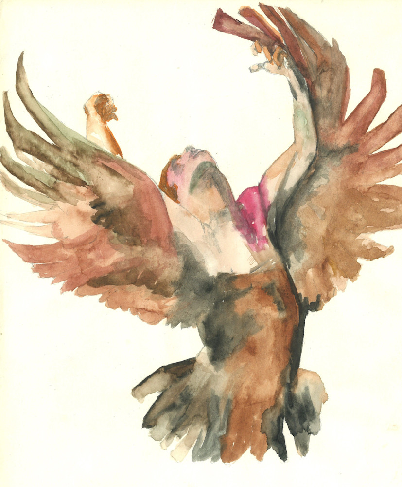 Watercolor Of Angel Art | Fine Art by Terrie D