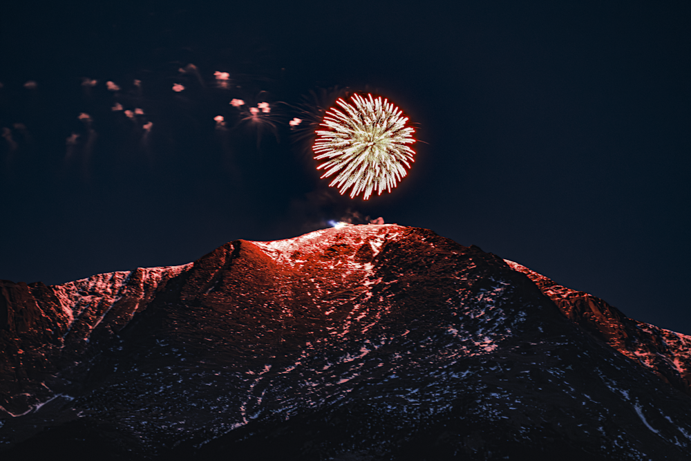 Pikes Peak New Year 2026 Jhe0 Q1 A7394 Photography Art | James H Egbert's Silver Branch Studios