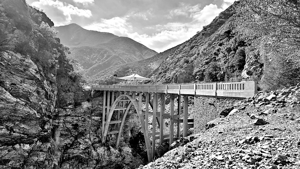 Bridge To Nowhere Bw Photography Art | InYourBackyard