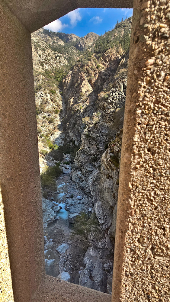 San Gabriel River Through A Bridge To Nowhere Column Photography Art | InYourBackyard