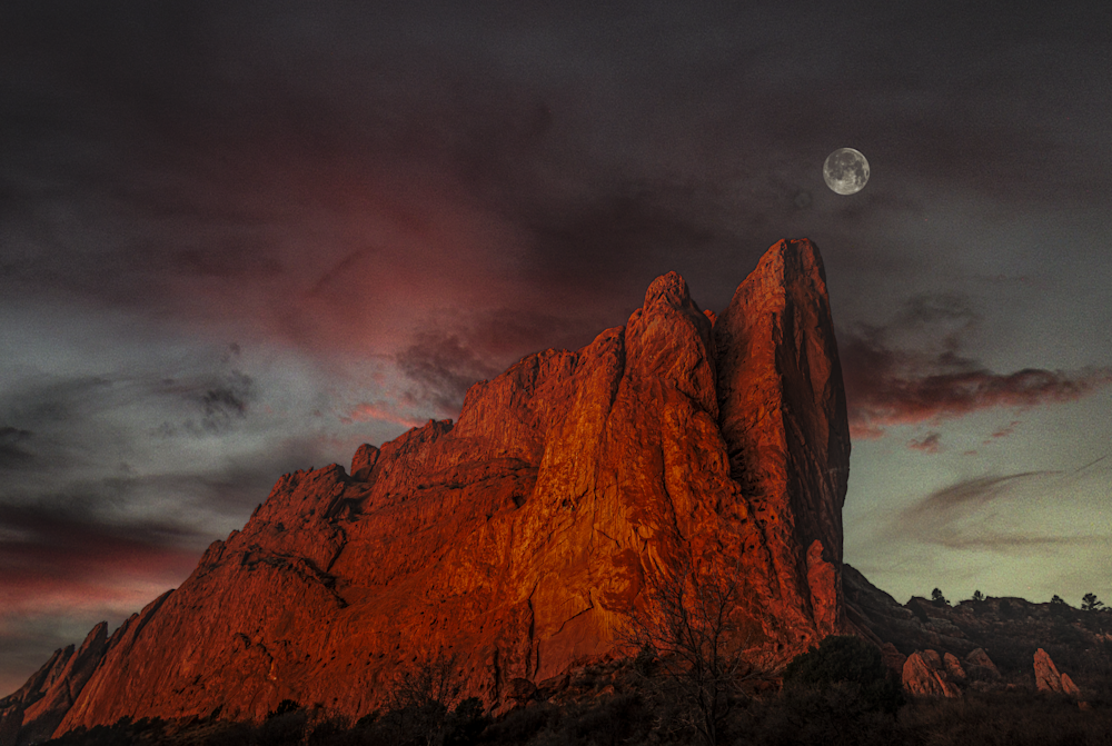 Garden Moon J Egbert 01112025 4273 Photography Art | James H Egbert's Silver Branch Studios