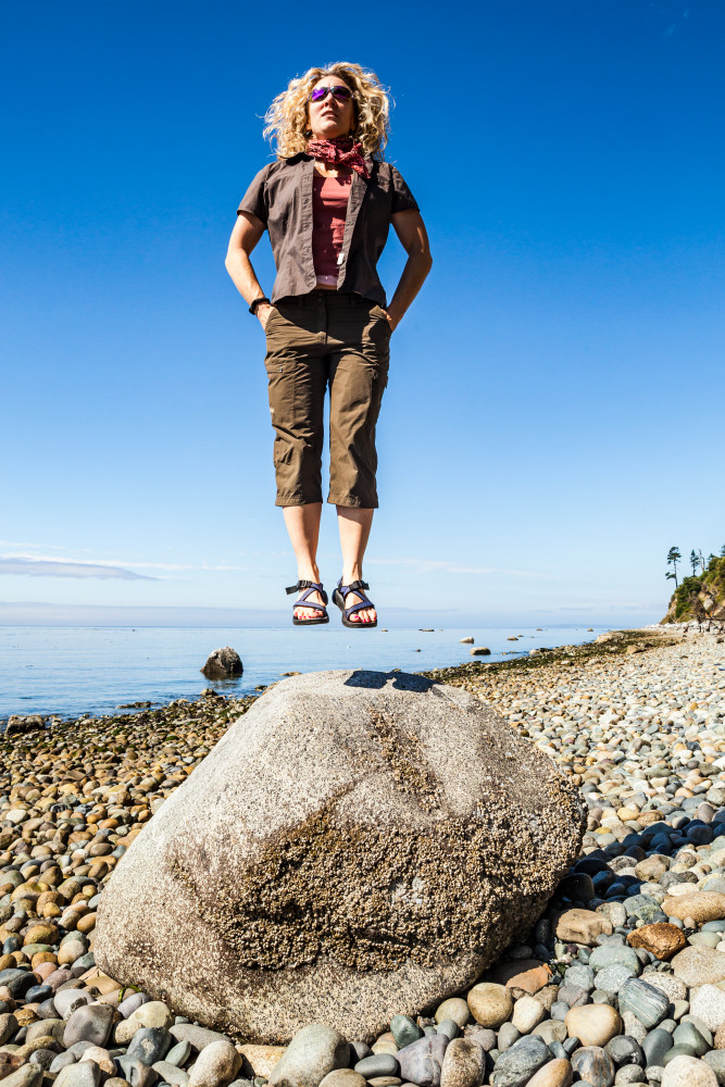 levitates Point Whitehorn, Salish Sea, near Birch Bay, Washington.