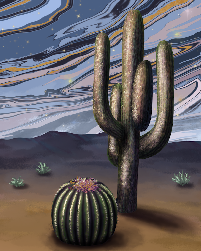 03.Eternal Sentinels Art | Paintpourium