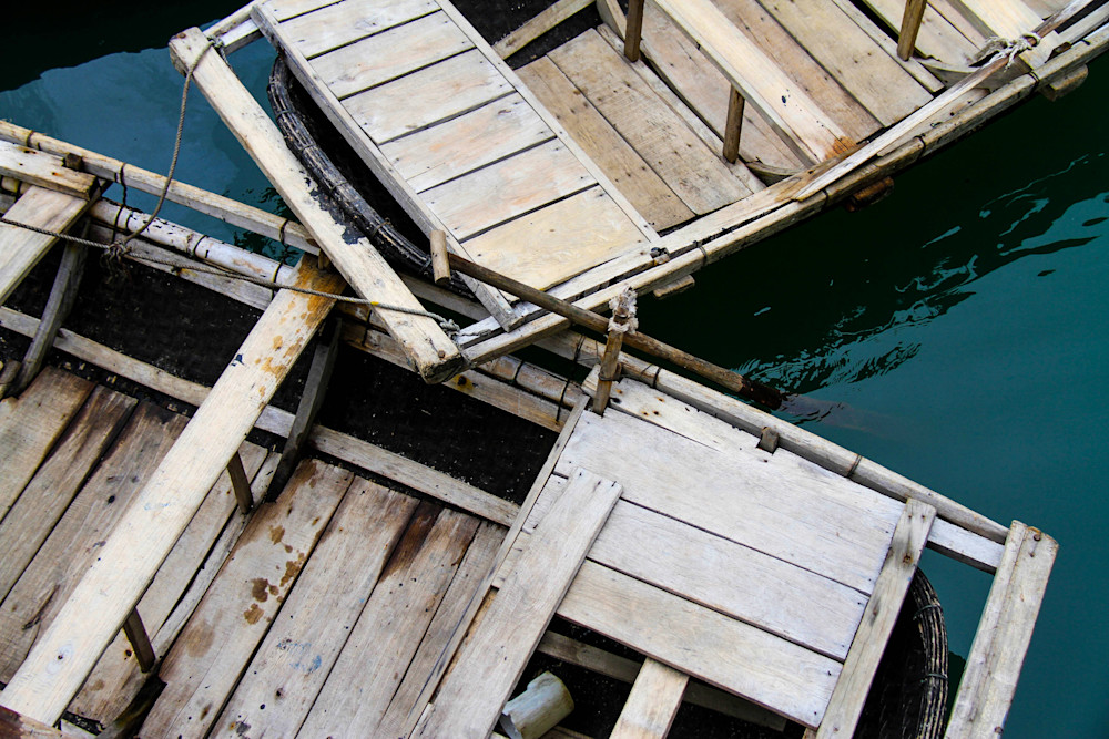 Vietnam   Old Boats Photography Art | Images by Simon