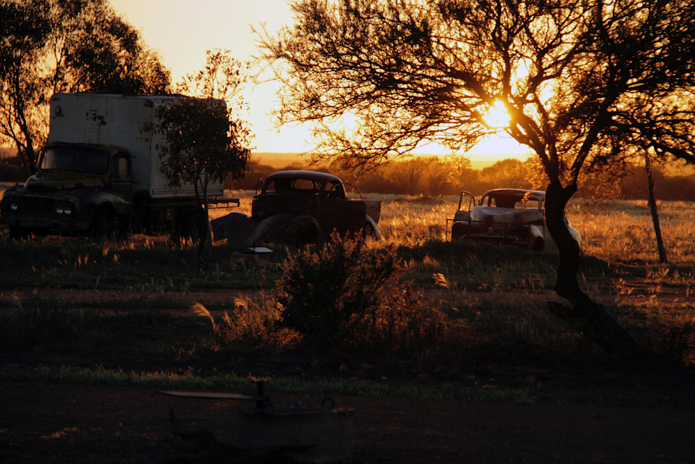 Wandina Sunrise Old Station Vehicles Photography Art | Images by Simon