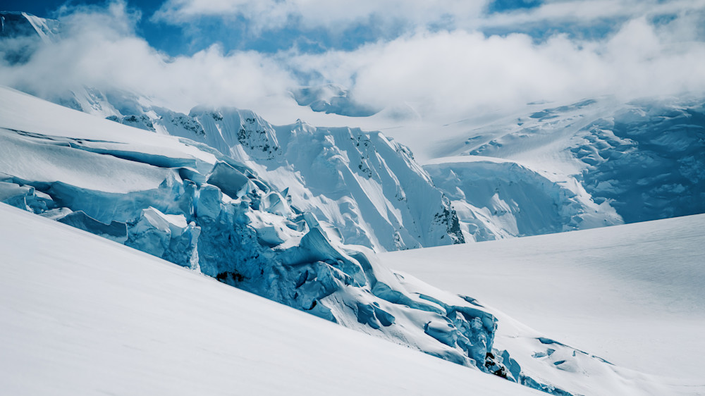 Antarctica Blue Glacier Crevasses | Polar Ice Fine Art