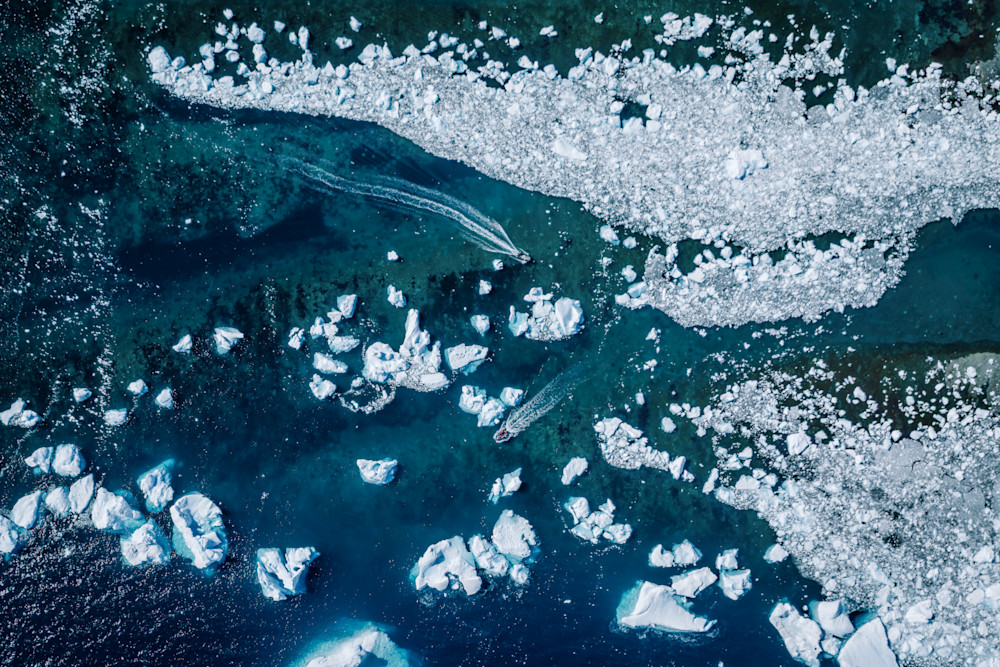 Antarctica Zodiac Aerial Photography | Polar Expedition Fine Art