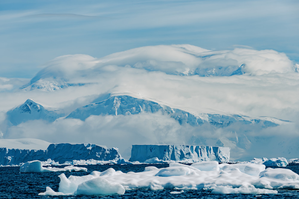 Antarctica Icebergs and Katabatic Winds | Fine Art Polar Seascape