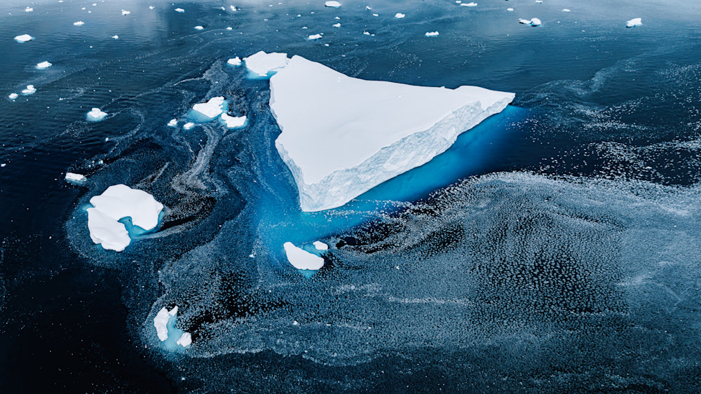 Antarctica Iceberg Aerial Photography | Abstract Polar Fine Art