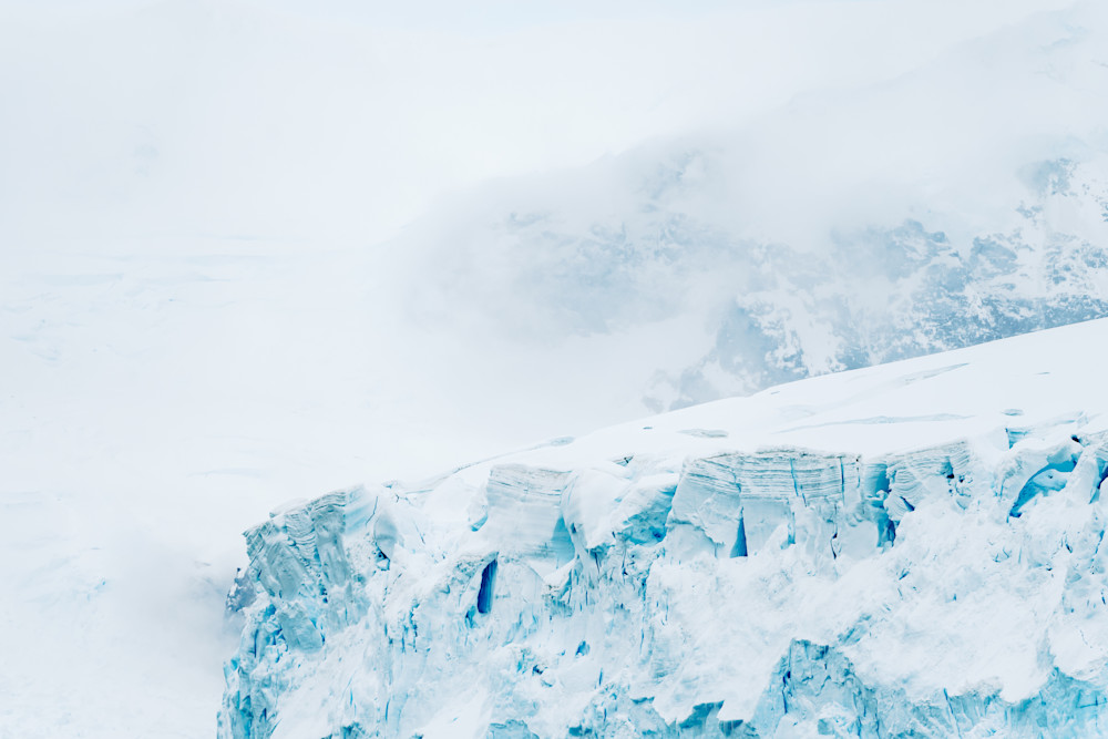 Antarctic Glacier Ice Cliff Photograph | Edge of the Ice