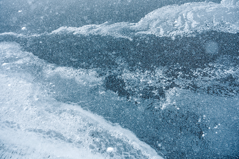 Abstract Antarctic Sea Ice Photography | Frozen Currents