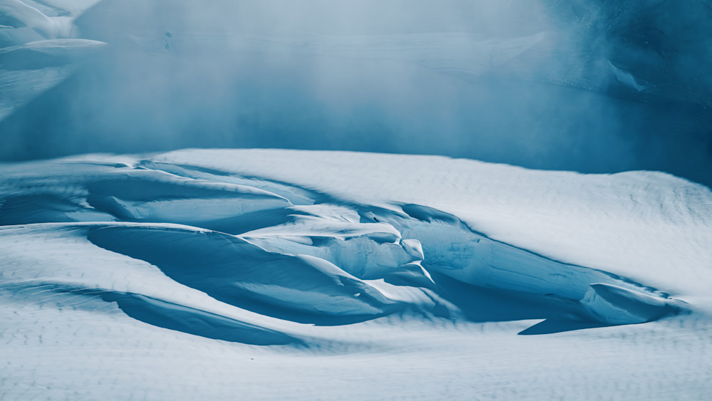 Antarctic Crevasse Ice Photography 