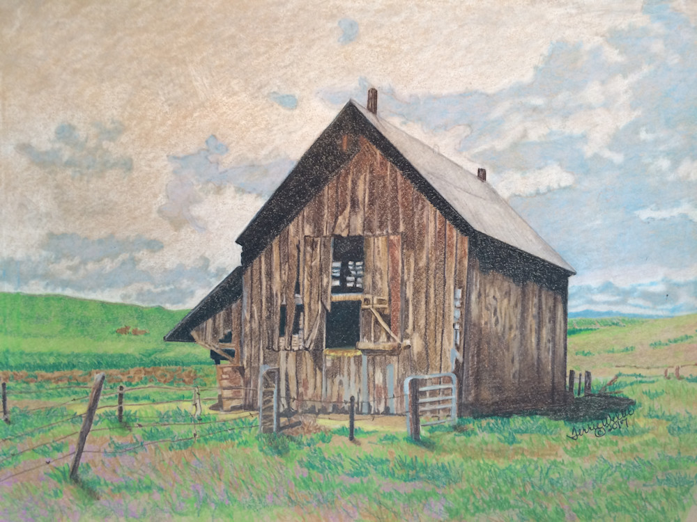 Old Barn East Of Dufur, Oregon Art | Fine Art by Terrie D