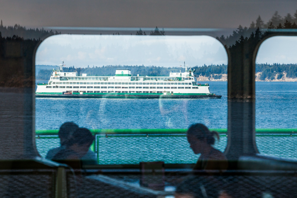 art photography for sale buy artwork online prints for sale Transitioning to Island Time washington state ferry ferries san juan islands