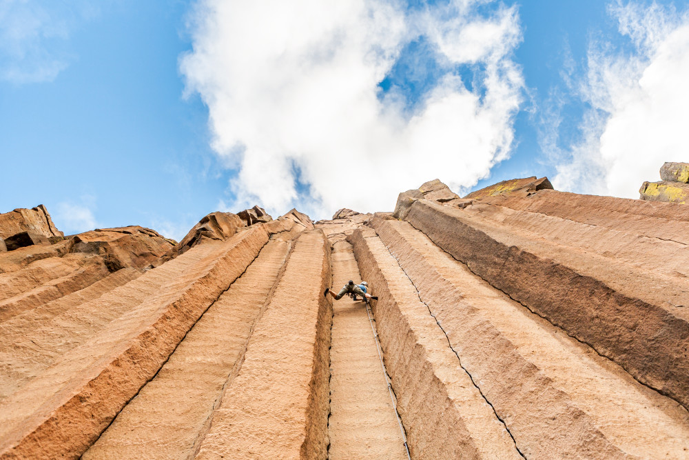 woman, climber, photography, rock, basalt, oregon