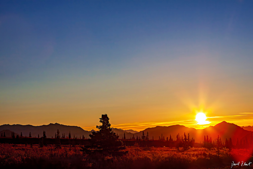 Fall Sunrise in the Alaska Range