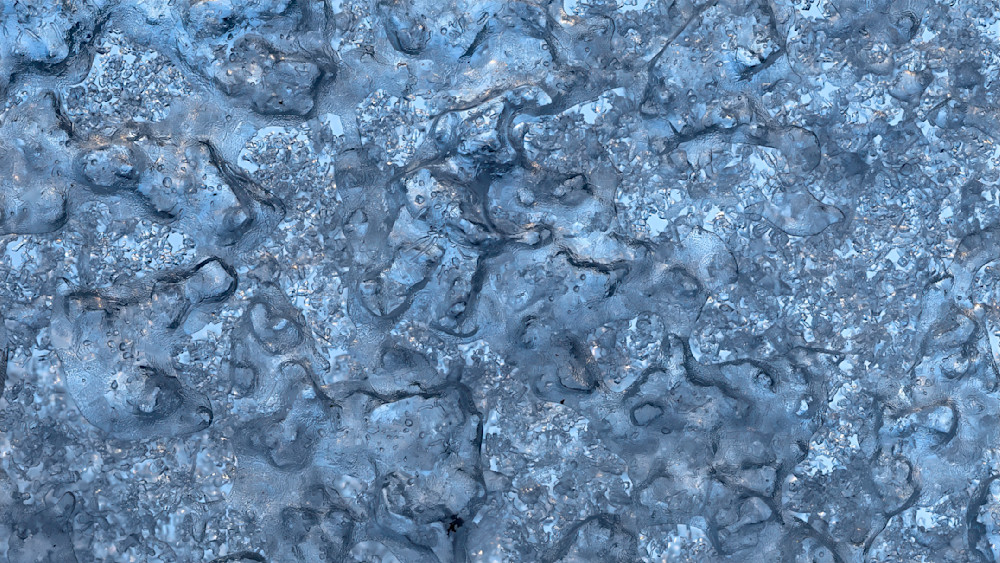 Fracture Field – abstract ice photography