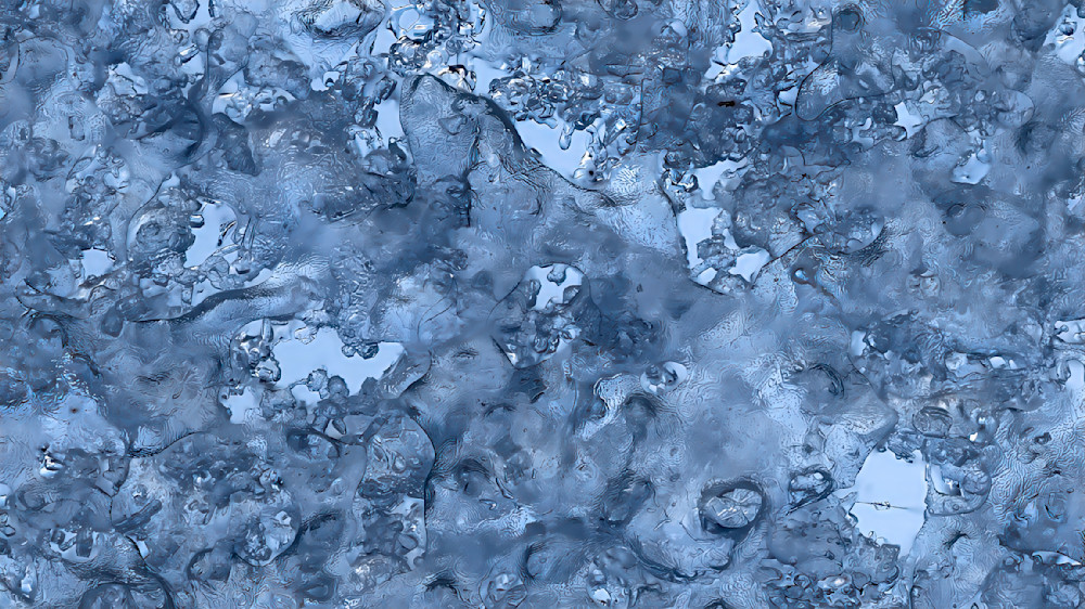 Frozen Trace – abstract ice photography