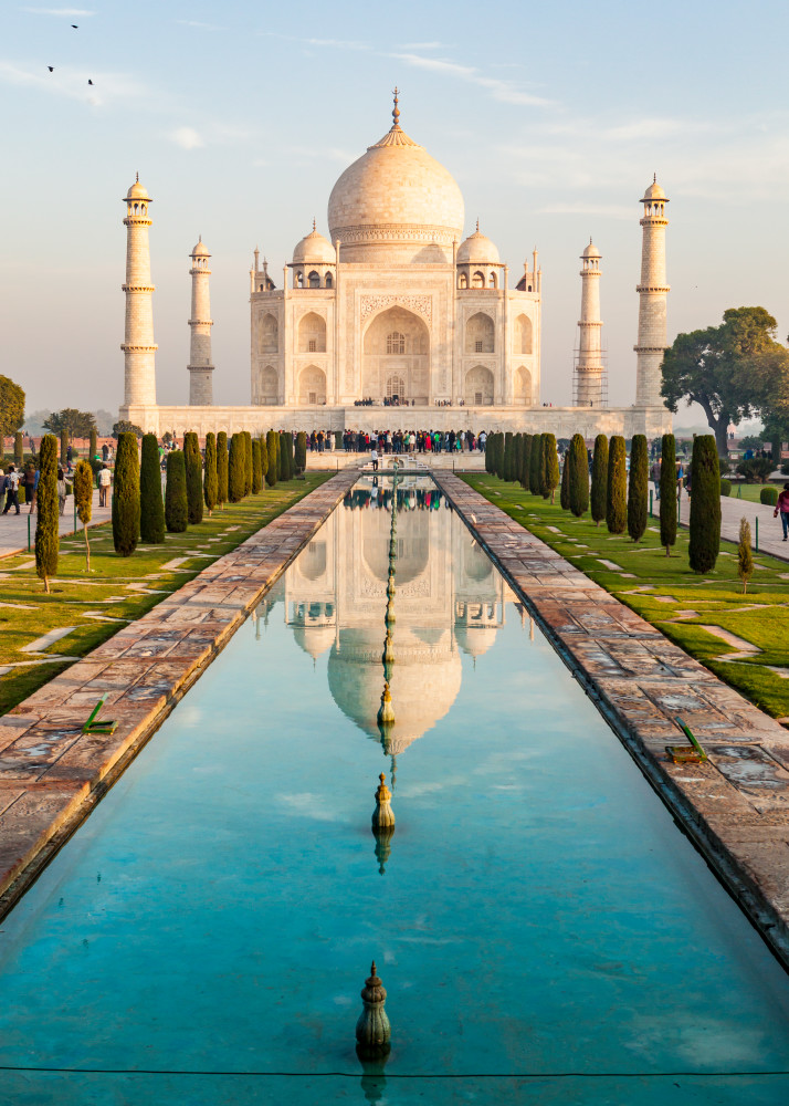 The Taj Mahal in Agra, Uttar Pradesh, India