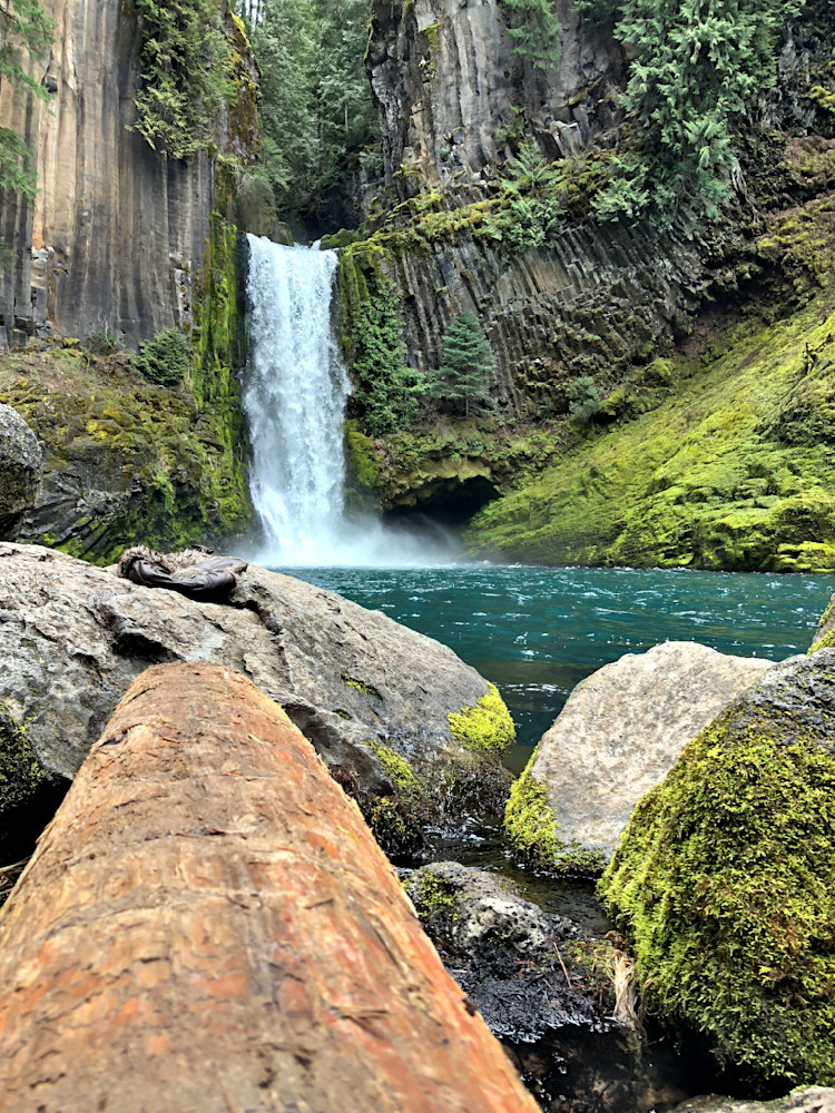 Toketee Falls Down Low Photography Art | InYourBackyard