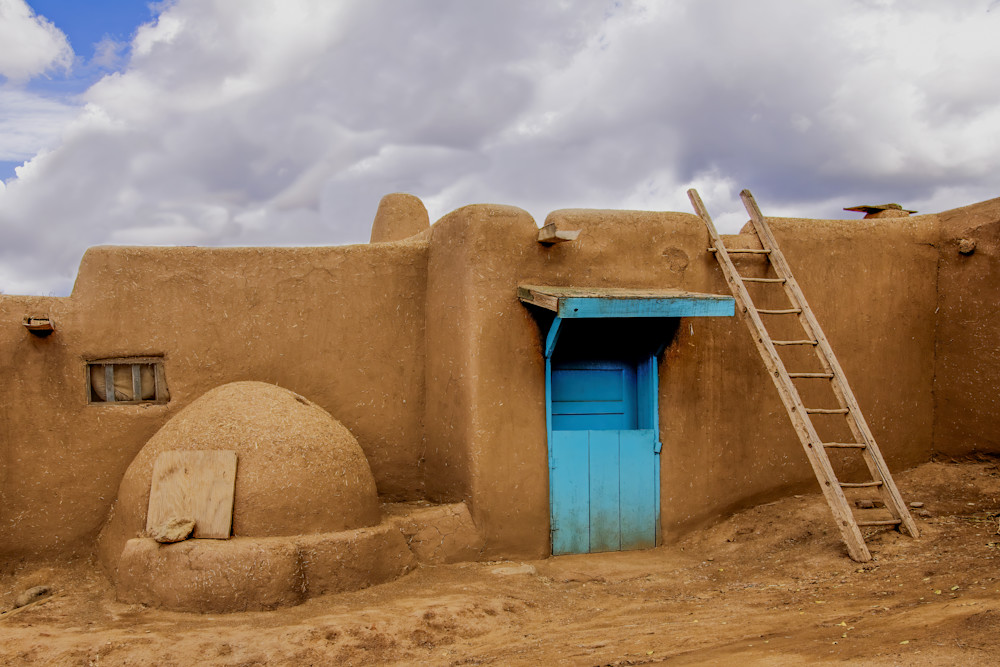 Blue Door Taos Pueblo Photography Art | Dana Echols Photography 