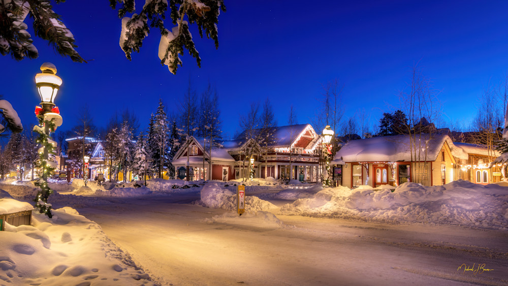 Michael J Bauer Photography - [Breckenridge Winter Morning Light