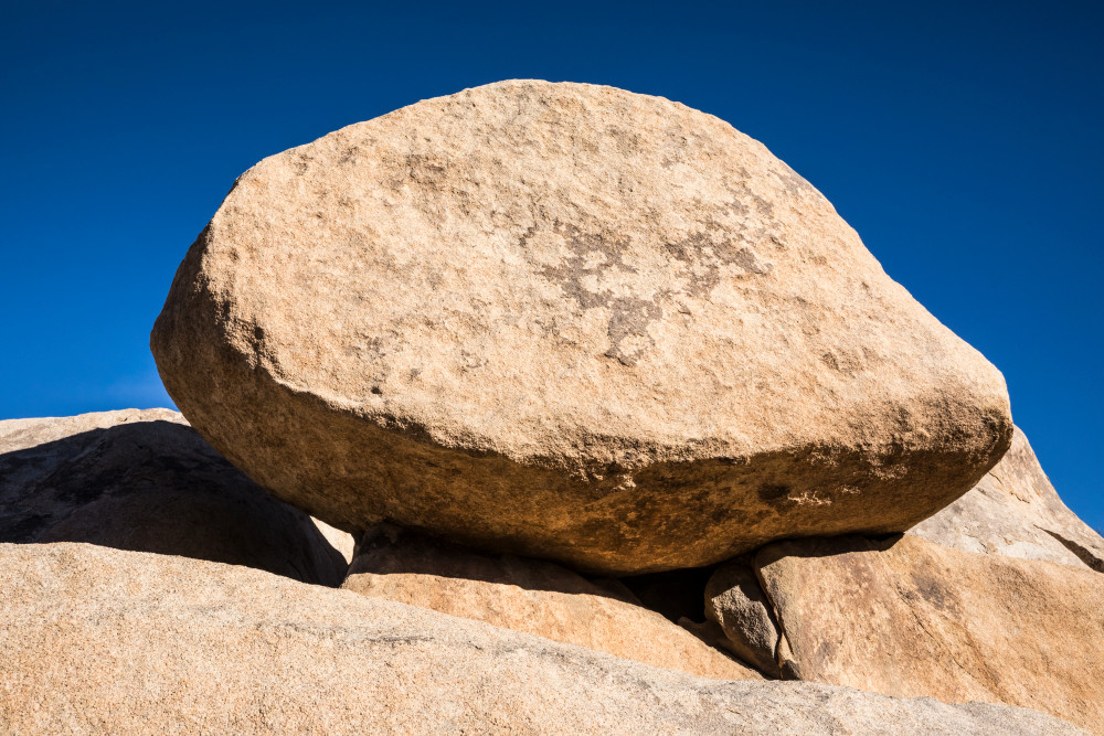 Odd Boulder Blue Sky Art | Tim McGuire Fine Art