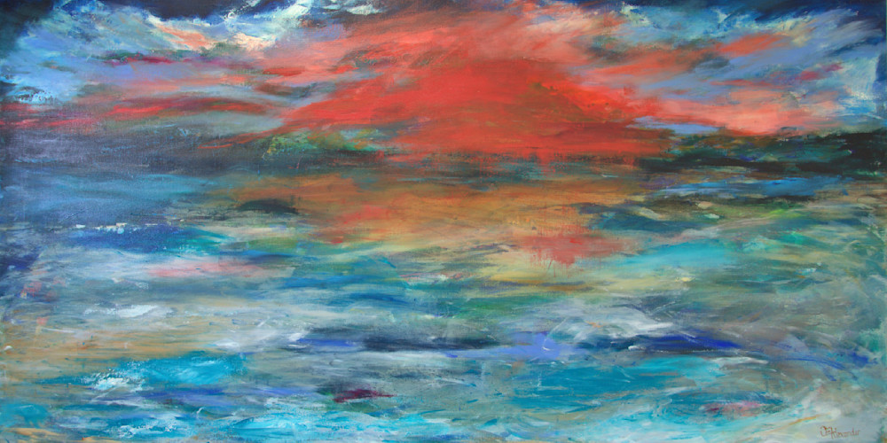 When Heaven And Earth Collide Art | Olivia Alexander Art