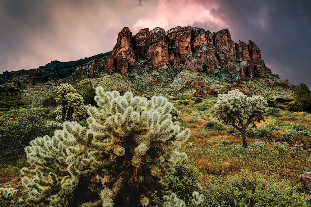 Superstition Dawn Spring Jhe0220.Png Photography Art | James H Egbert's Silver Branch Studios