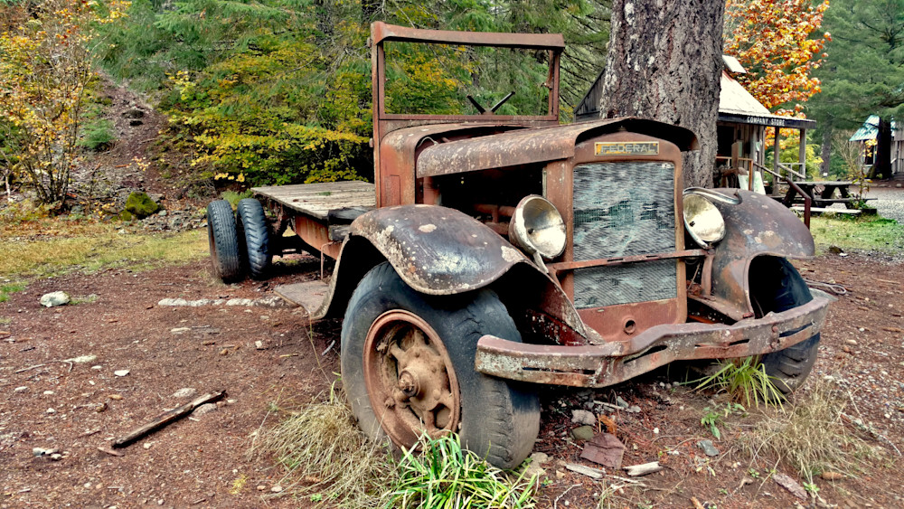 Abandoned Rusty Vintage Flatbed Truck Photography Art | InYourBackyard