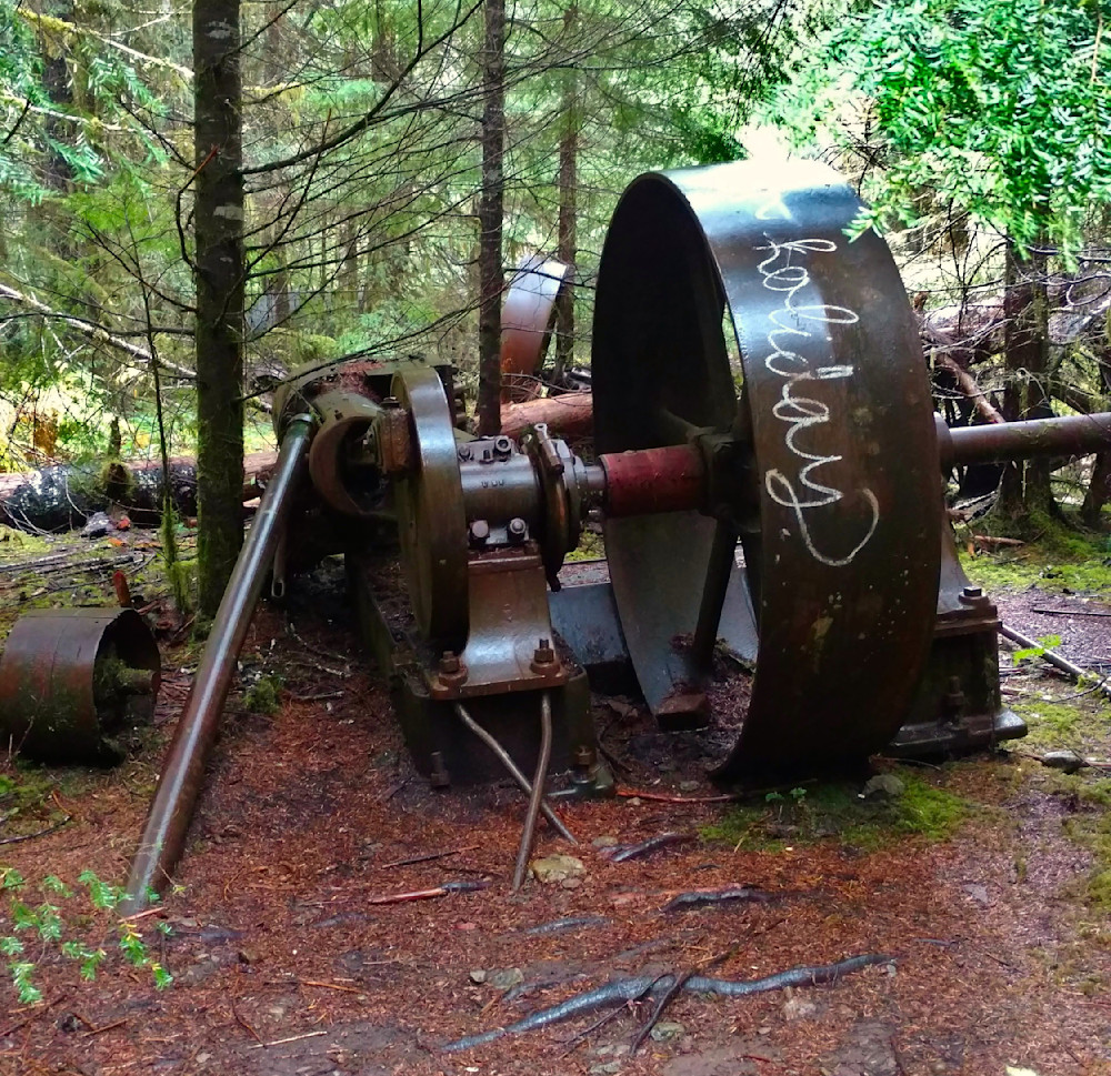 Forest Mining Equipment   Jawbone Flats Photography Art | InYourBackyard