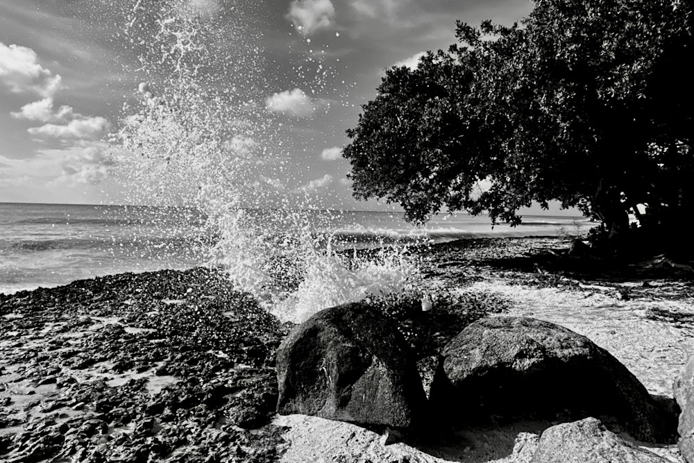 Impact At Shoreline Photography Art | Steve Rizzi Photography