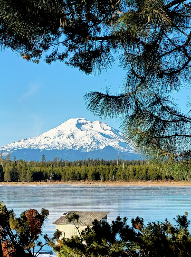 South Sister At Crane Prairie Reservoir Photography Art | InYourBackyard