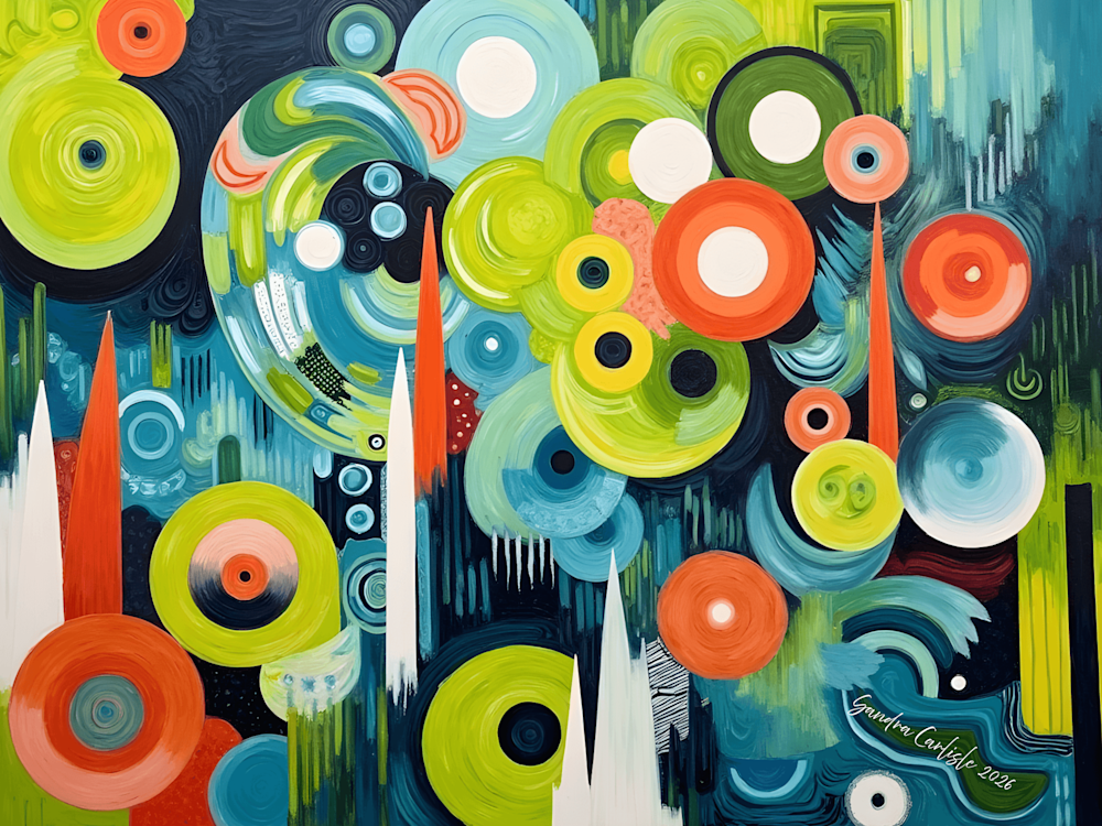 Creek Bubbles 0.Png Art | Sandra Carlisle Art