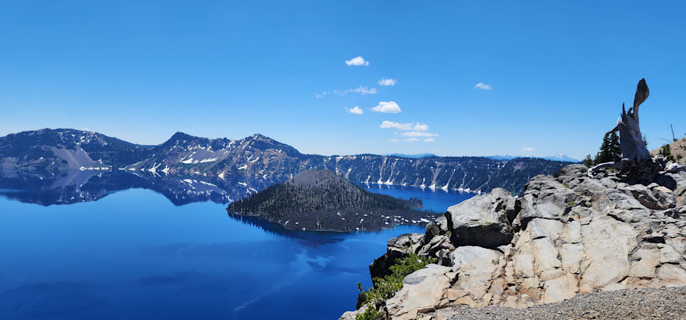 Wizard Island Reflections   Crater Lake Photography Art | InYourBackyard
