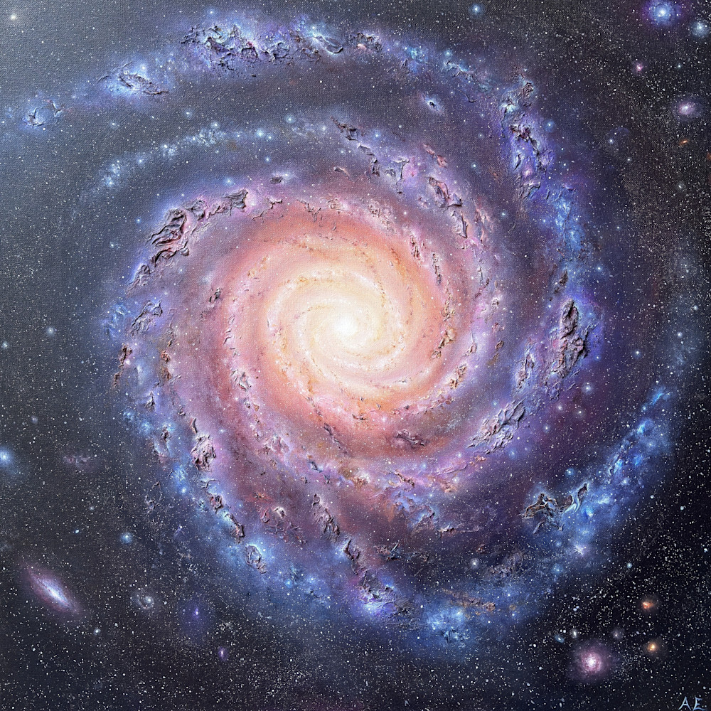 Edge of Infinity | Galaxy Art Print by Andrew Escudero