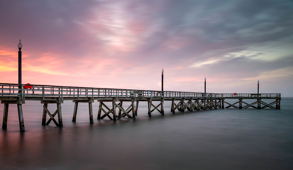 Tranquil Dawn Over Southport Pier – Sunrise Coastal Photography by 910Photography