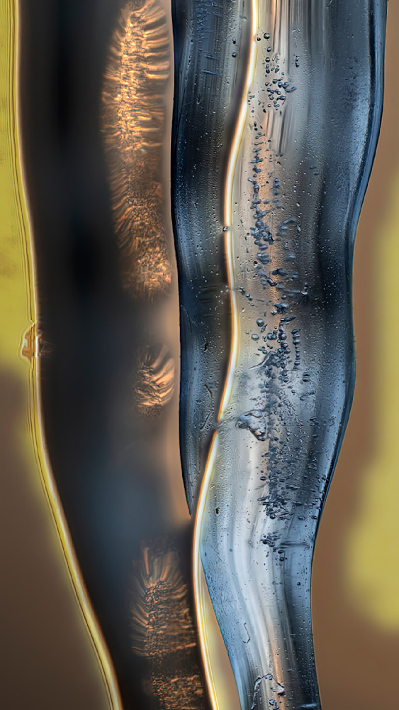 Axial Light V – abstract ice photography