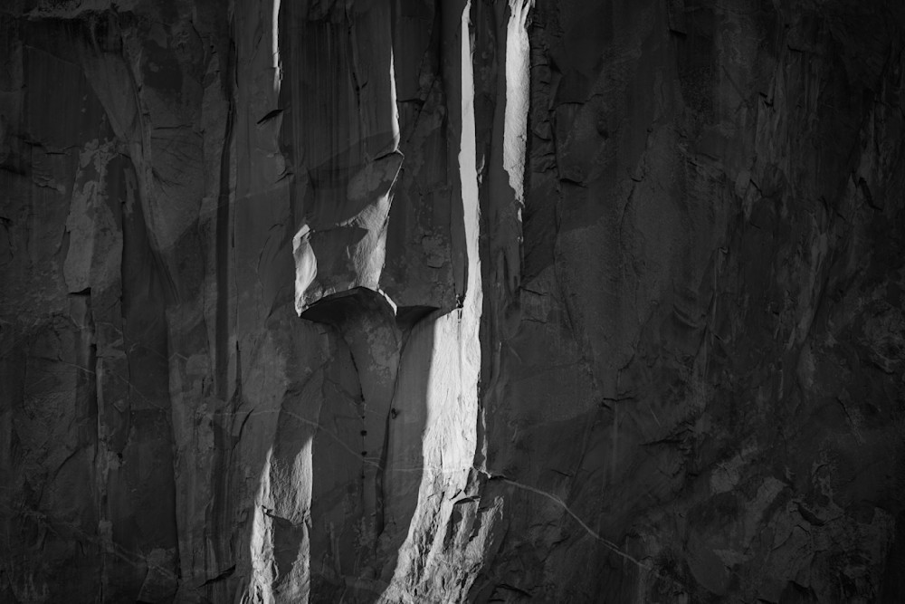 Shadow and Light on El Capitan - Yosemite Valley