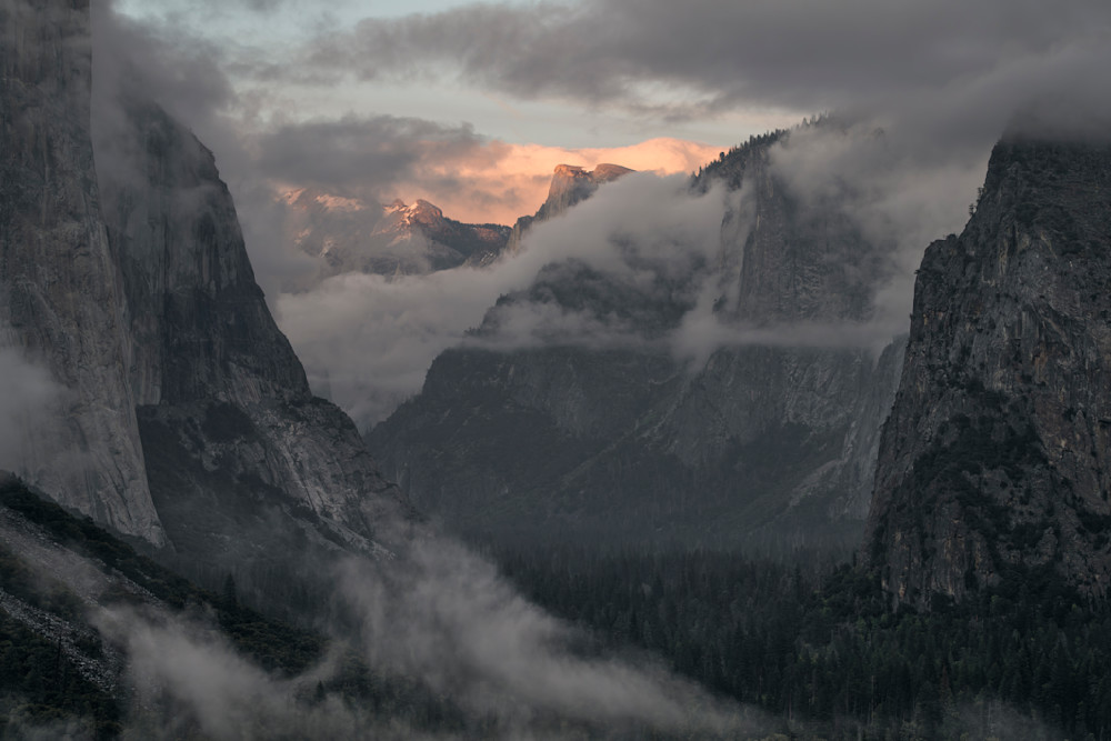 Half Dome and Cathedral Rocks - Yosemite National Park